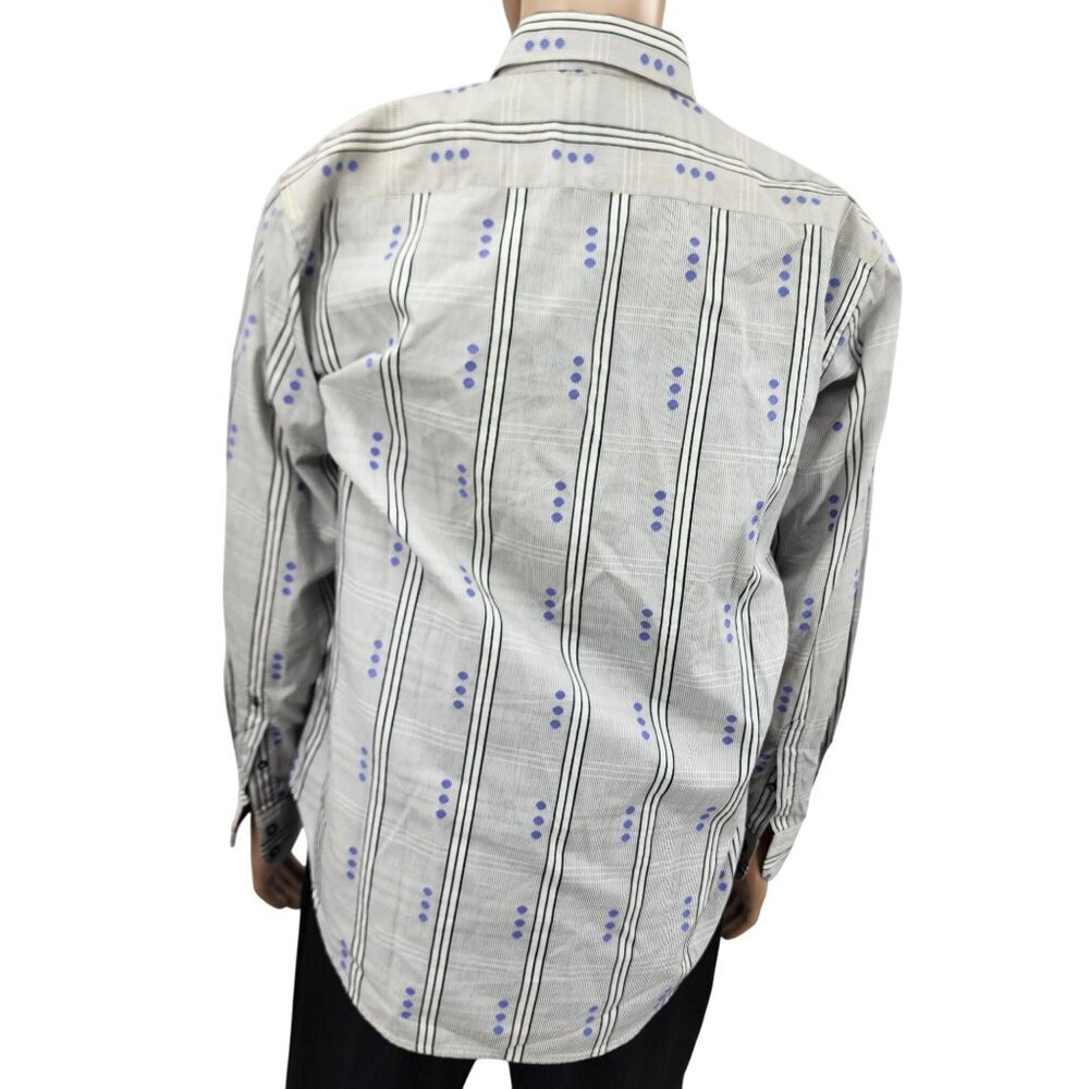 Robert Graham Cotton/Silk Accent Button-Up Shirt, Men's Large - Picture 3 of 12